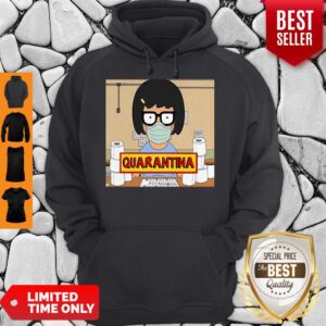 Alternative view of Toilet Paper Tina Belcher Stay Home Stay Safe Quarantina Shirt