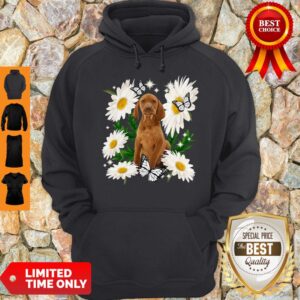 Alternative view of Official Vizsla Daisy Flower Classic Shirt