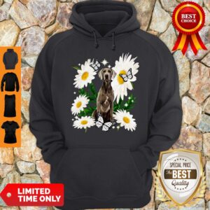 Alternative view of Official Weimaraner Daisy Flower Classic Shirt