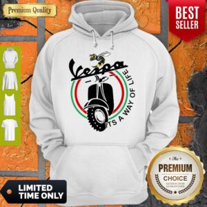 Alternative view of Nice Bee Vespa It’s A Way Of Life Shirt