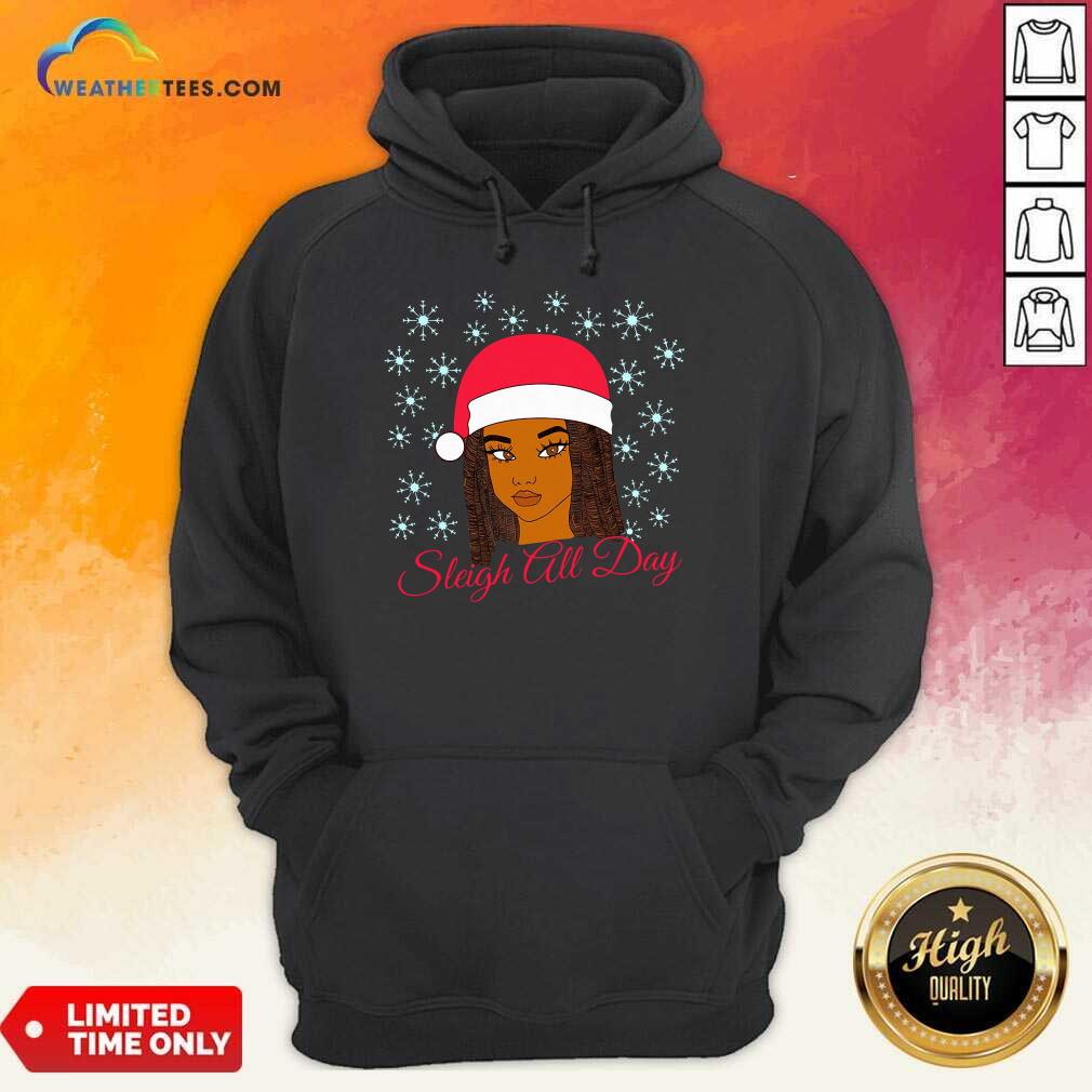 Original Christmas Melanin Sleigh All Day Shirt - Image 3