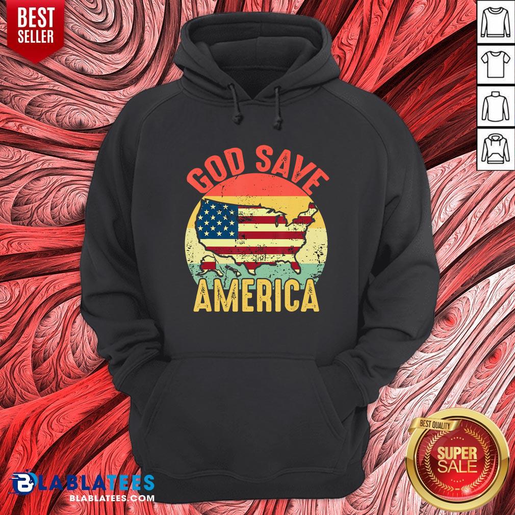 Good God Save America US Flag Patriotic American Vintage Retro Shirt - Image 5