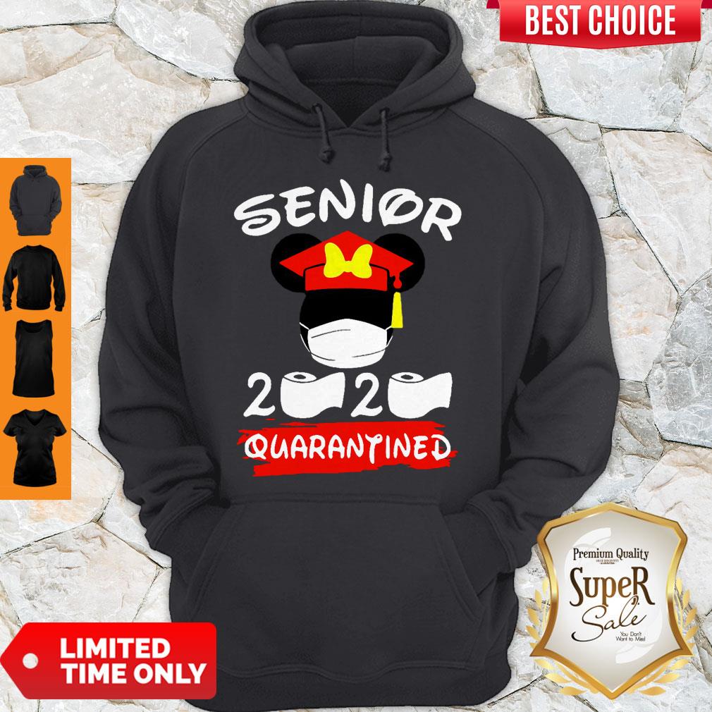 Official Minnie Mouse Mask Senior 2020 Quarantined Coronavirus Shirt - Image 2