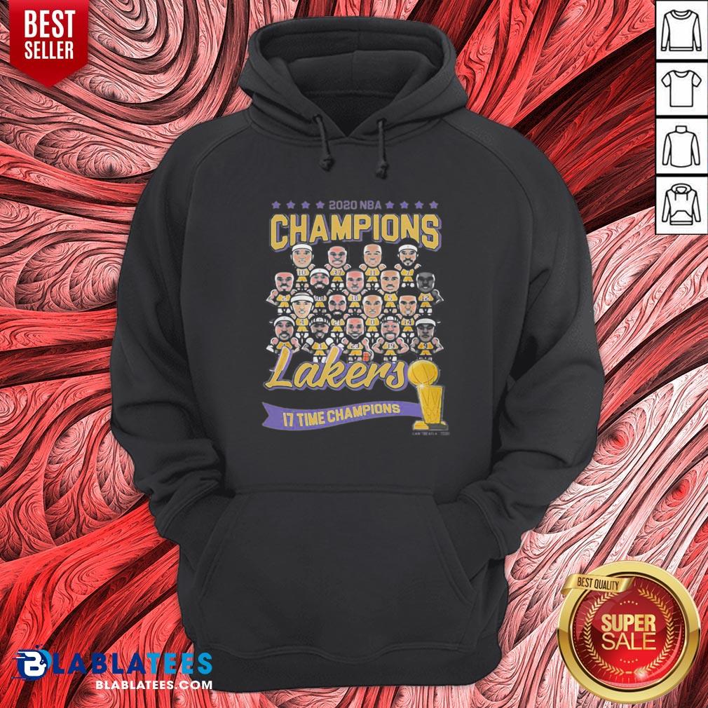 Grateful Los Angeles Lakers 2020 NBA Champions Los Angeles Lakers 17 Time Champions Shirt - Image 4