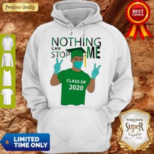 Alternative view of Pretty Boy Nothing Can Stop Me Class Of 2020 Graduation Green Shirt