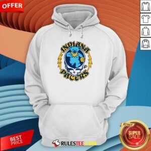 Alternative view of Indiana Pacers Grateful Dead Bear T-shirt