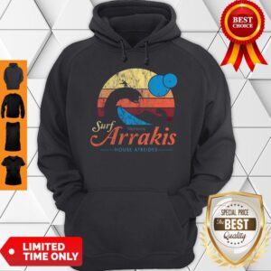 Alternative view of Visit Arrakis Vintage Distressed Surf Dune Sci Fi Slim Fit Shirt
