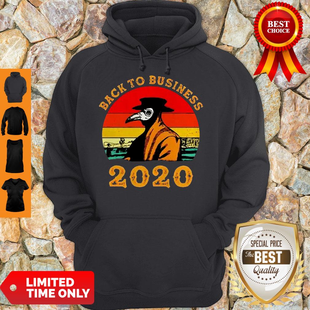 Plague Doctor Back To Business 2020 Vintage Shirt - Image 3
