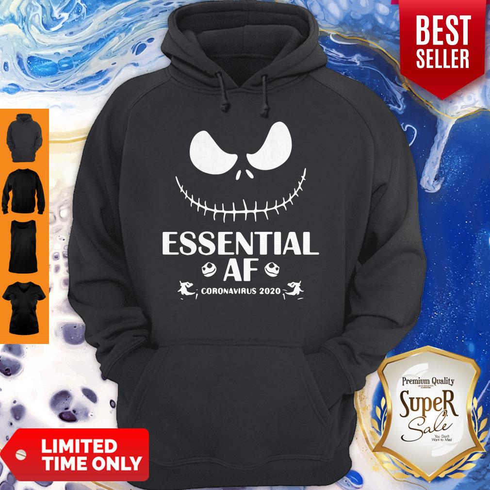Official Jack Skellington Essential Af Coronavirus 2020 Shirt - Image 2