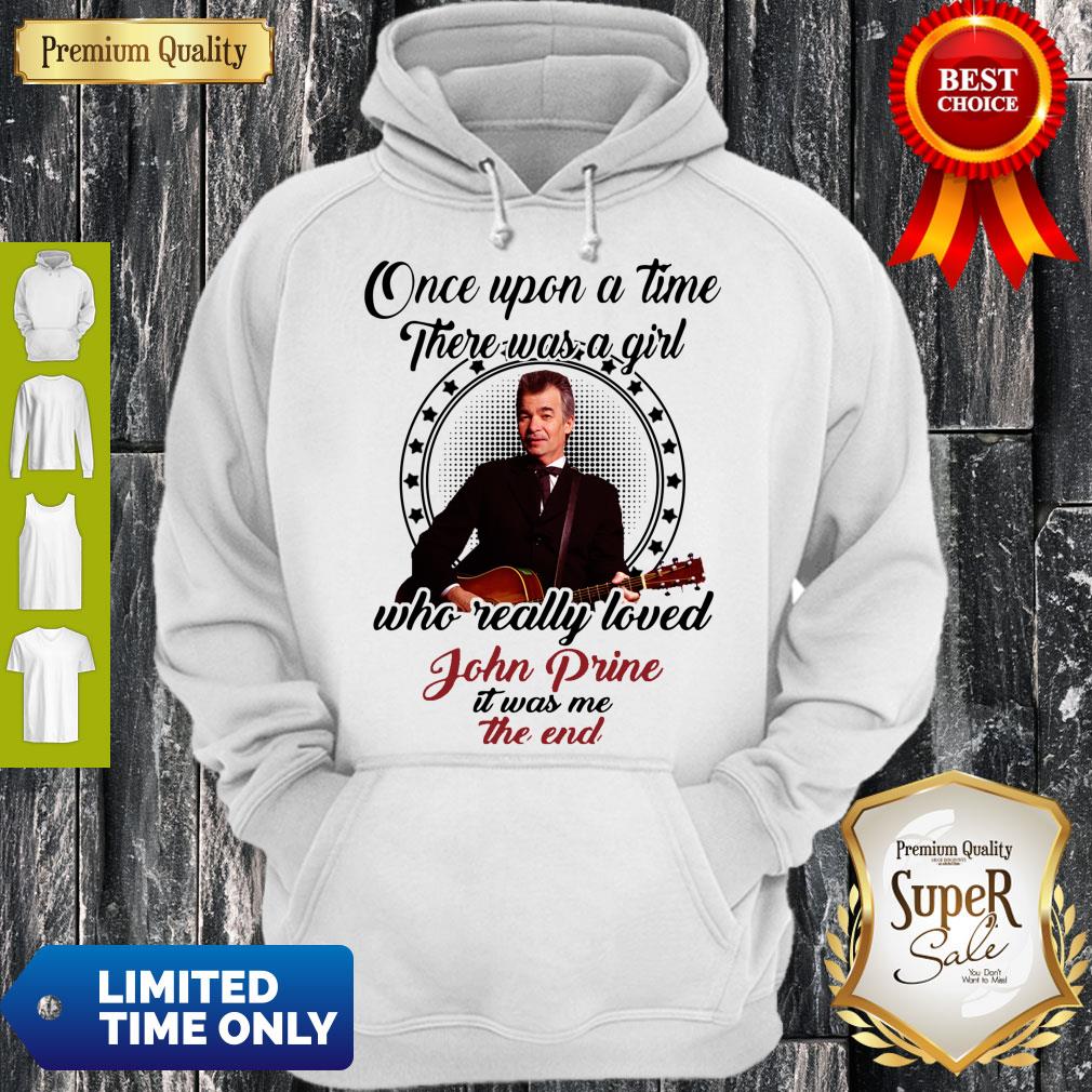 Once Upon A Time There Was A Girl Who Really Love John Prine Shirt - Image 2