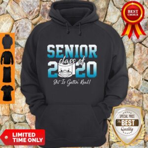 Alternative view of Premium Senior Class Of 2020 Shit Is Getting Real 2020 Toilet Paper Shirt