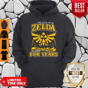 Alternative view of The Legend Of Zelda Social Distance Training For Years Shirt