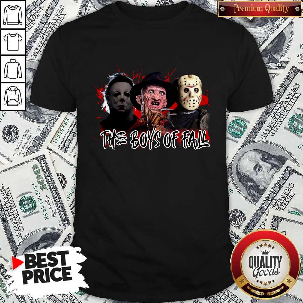Horror Movie Character The Boys Of Fall Halloween Shirt