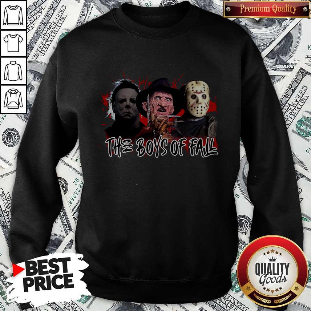Horror Movie Character The Boys Of Fall Halloween Shirt - Image 3