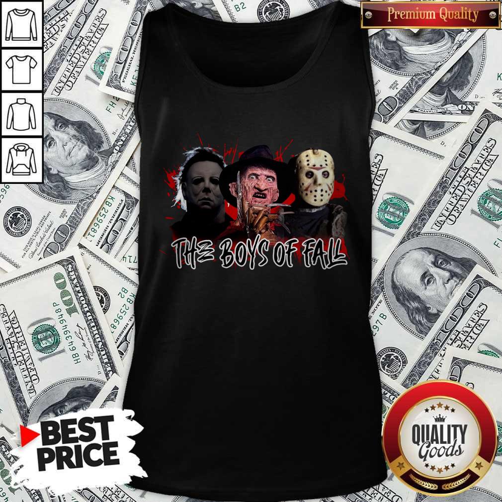 Horror Movie Character The Boys Of Fall Halloween Shirt - Image 2