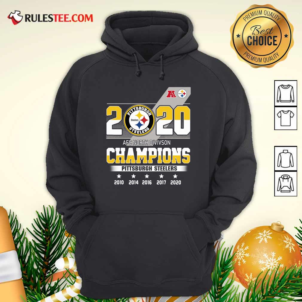 Hot 2020 AFC North Division Champions Pittsburgh Steelers Shirt - Image 2