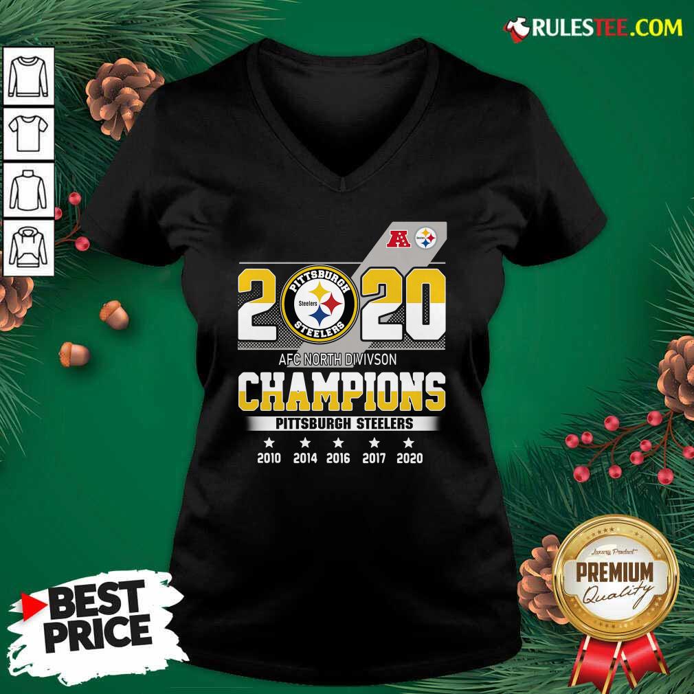 Hot 2020 AFC North Division Champions Pittsburgh Steelers Shirt - Image 3