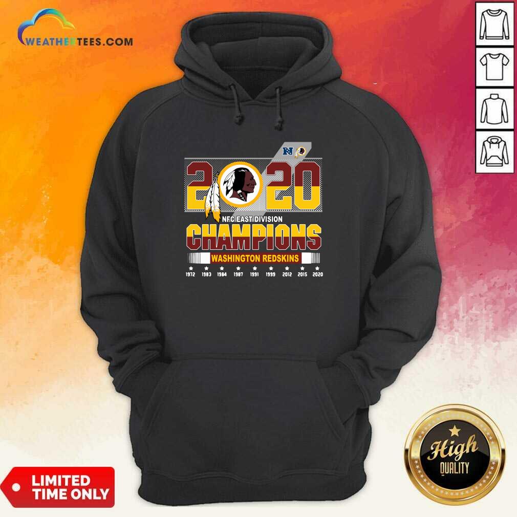 Hot 2020 NFC East Division Champions Washington Redskins Shirt - Image 5