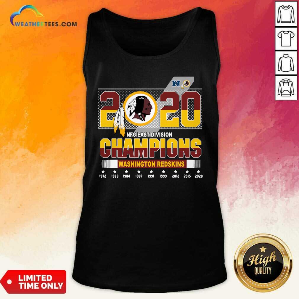 Hot 2020 NFC East Division Champions Washington Redskins Shirt - Image 3