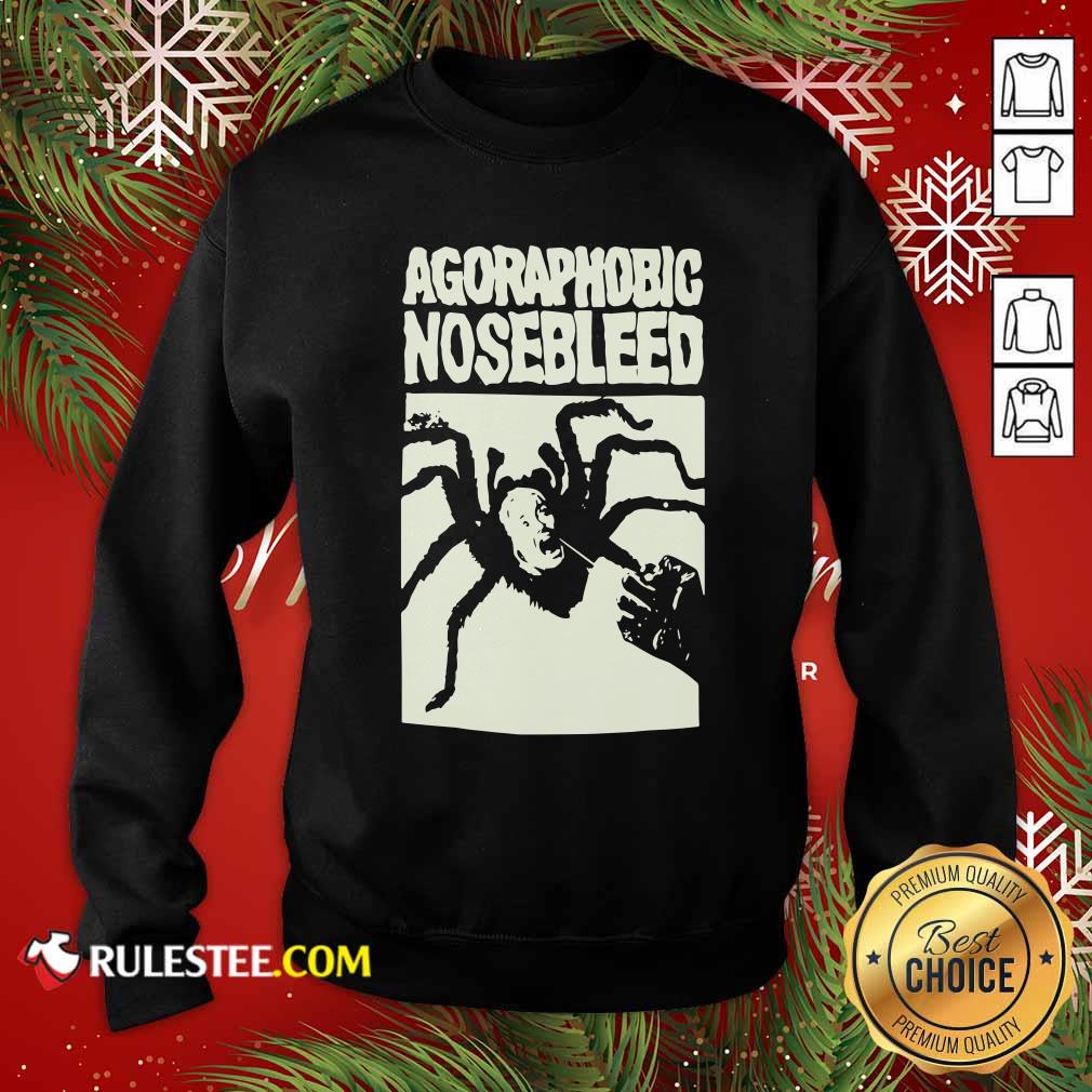 Hot Agoraphobic Nosebleed Spider Shirt - Image 2