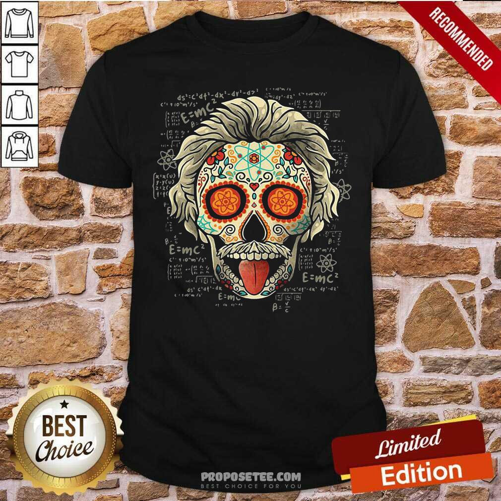 Hot Albert Einstein Skull Shirt