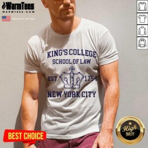 Alternative view of Hot Alexander Hamilton King New York 5 Shirt