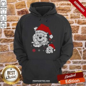 Alternative view of Hot Bear Diamond Santa Shirt