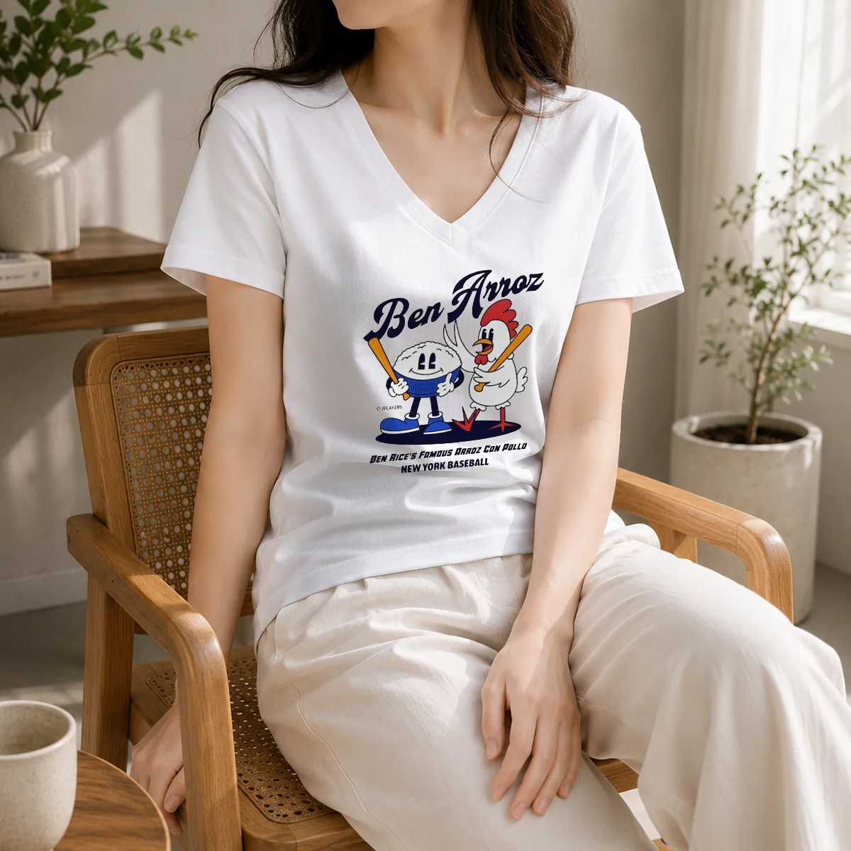 Hot Ben Rice New York Yankees MLB Ben Arroz Famous Arroz Con Pollo New York Baseball Shirt - Image 2