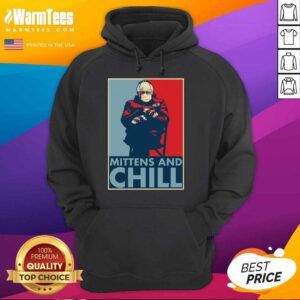 Alternative view of Hot Bernie Sanders Mittens And Chill Shirt