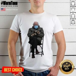 Hot Bernie Sanders Mittens Sitting Inauguration Funny Meme Premium Classic Shirt