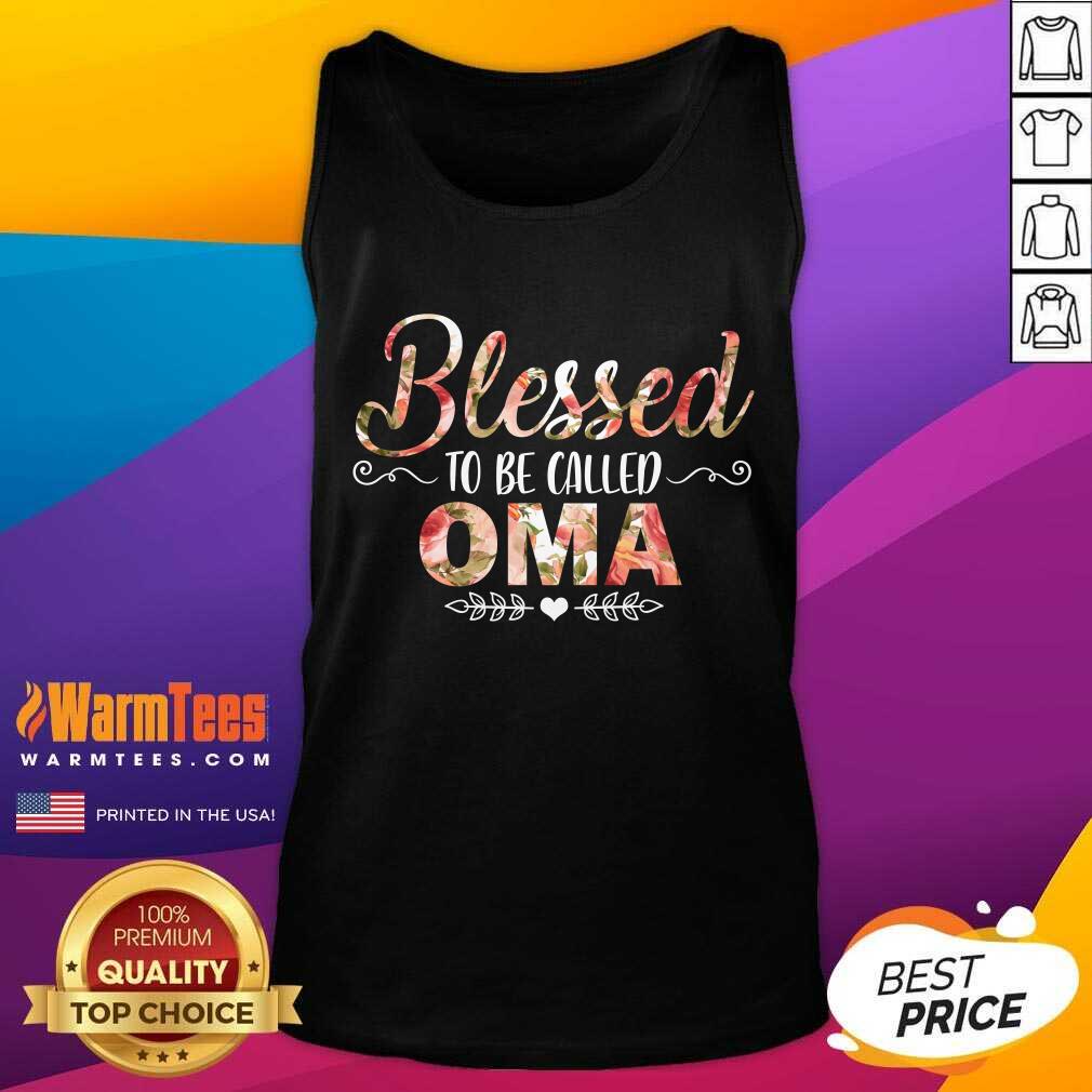 Hot Blessed To Be Called Oma Mother Day Shirt - Image 4