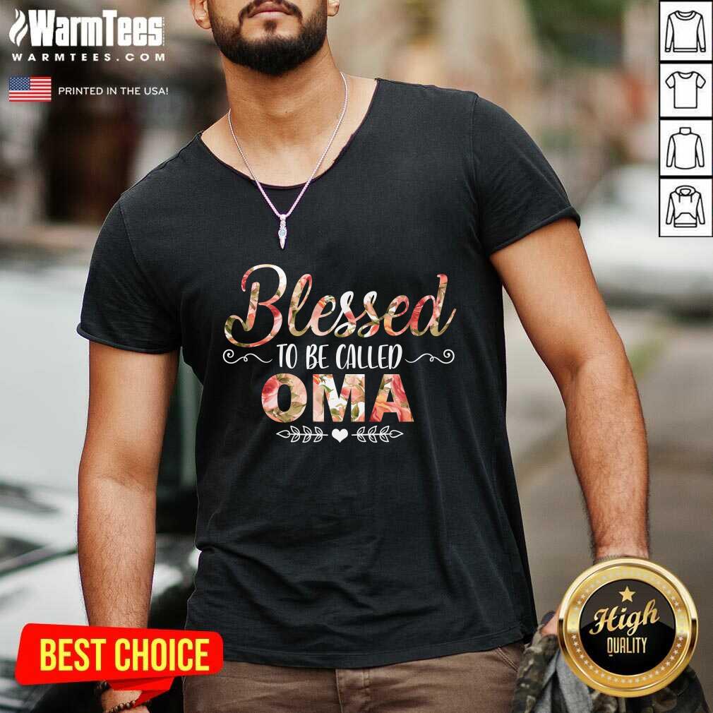 Hot Blessed To Be Called Oma Mother Day Shirt - Image 5