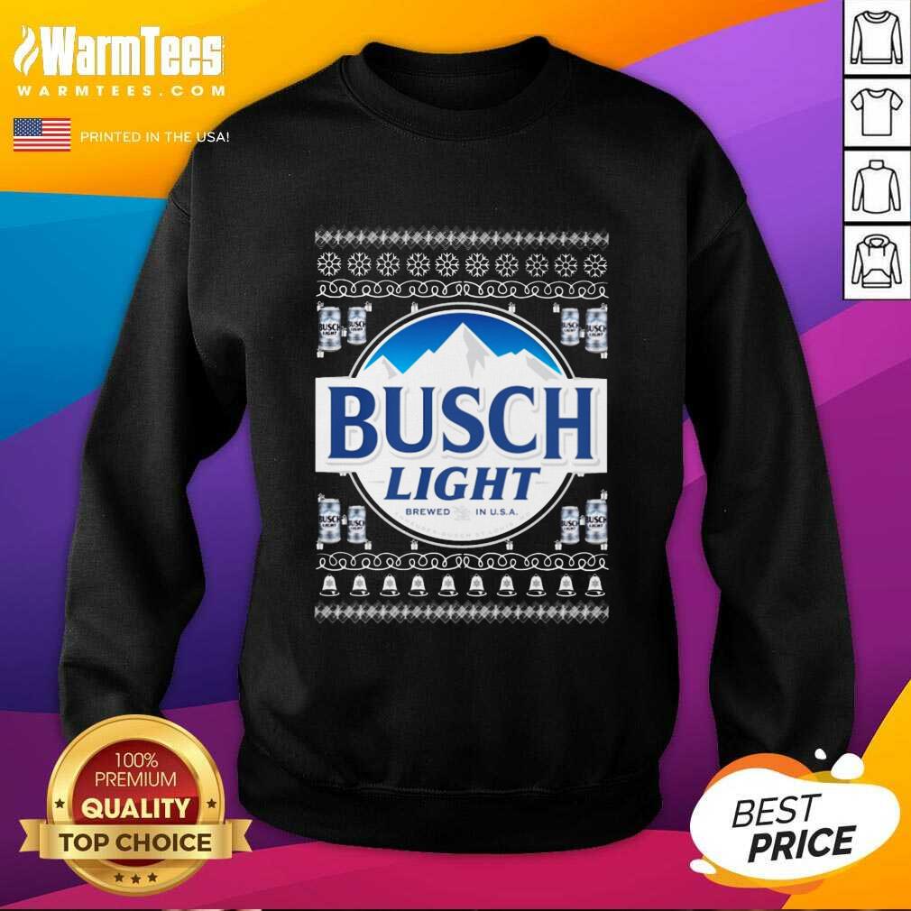Hot Busch Light 2020 Ugly Christmas Shirt - Image 3