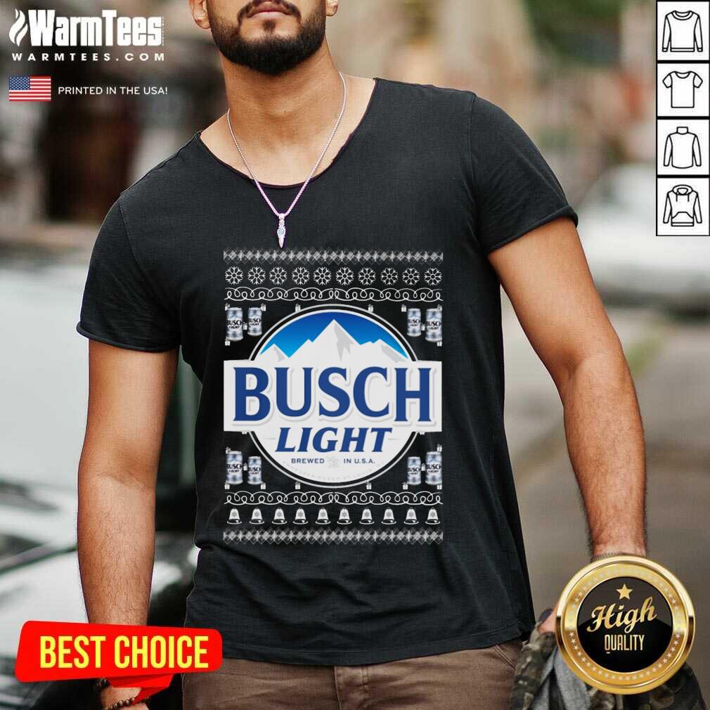 Hot Busch Light 2020 Ugly Christmas Shirt - Image 5