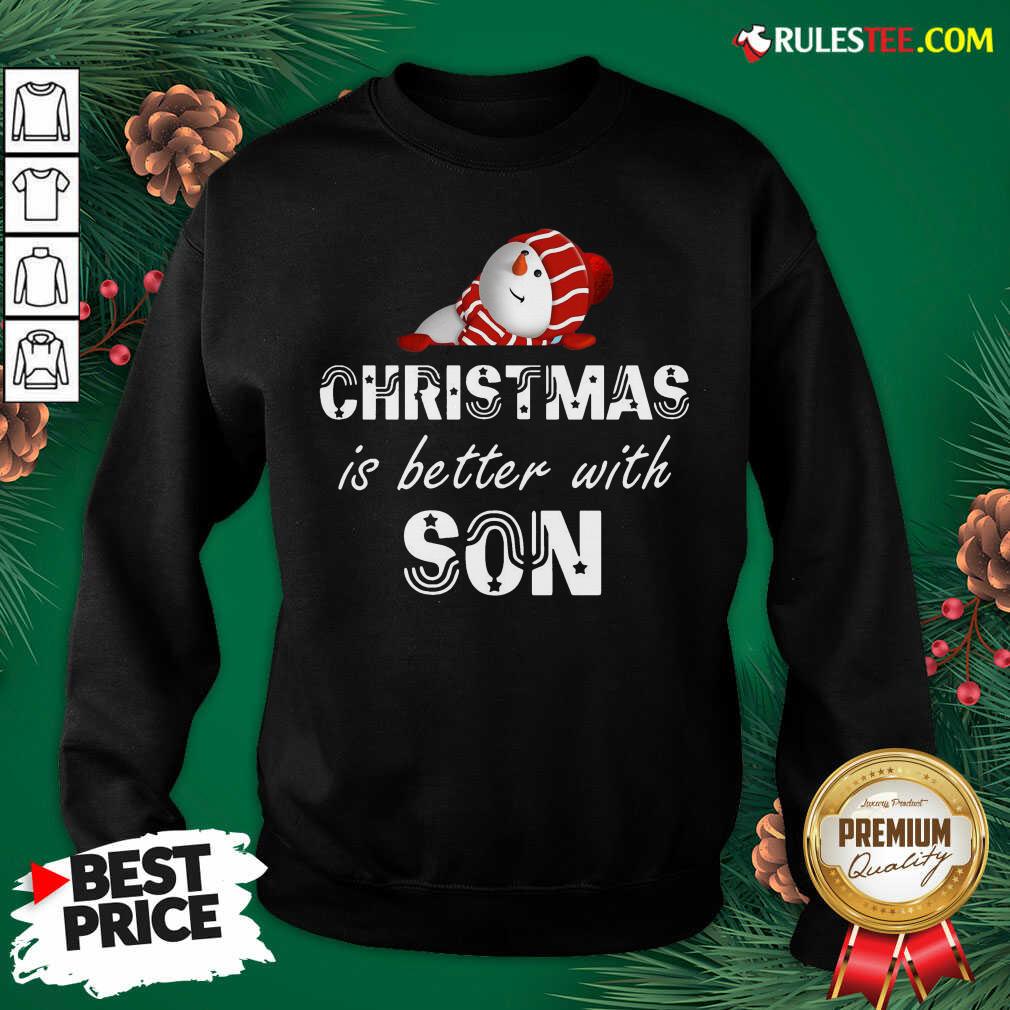 Hot Christmas Is Better With Son Shirt - Image 5