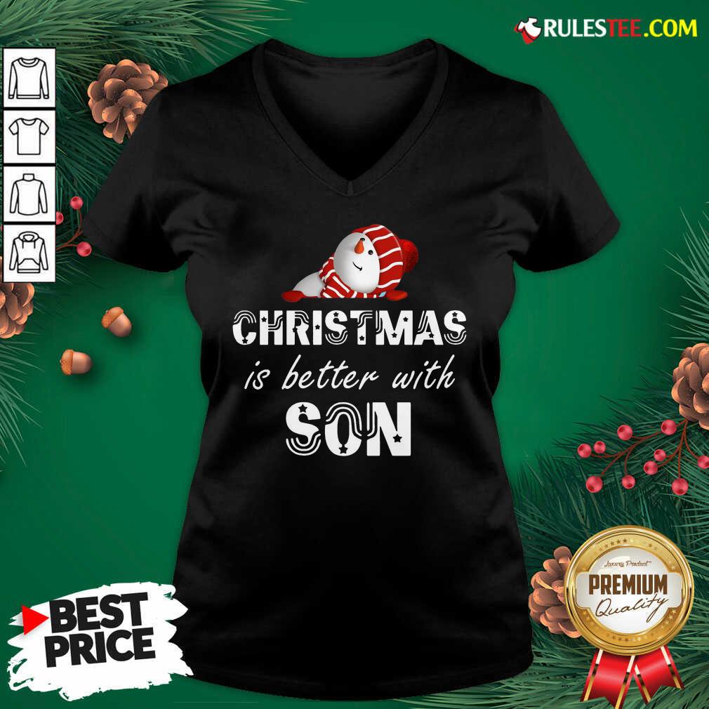 Hot Christmas Is Better With Son Shirt - Image 3