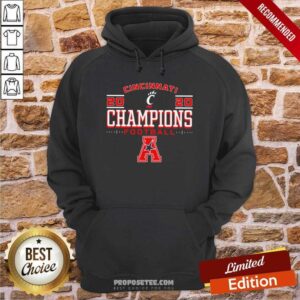 Alternative view of Hot Cincinnati Bearcats 2020 Acc Champions Football Shirt