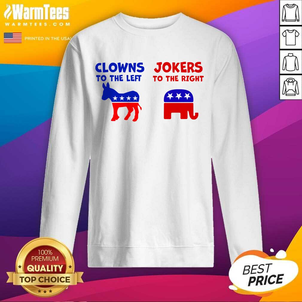Hot Clowns Left Jokers Right 2021 Great Shirt - Image 3