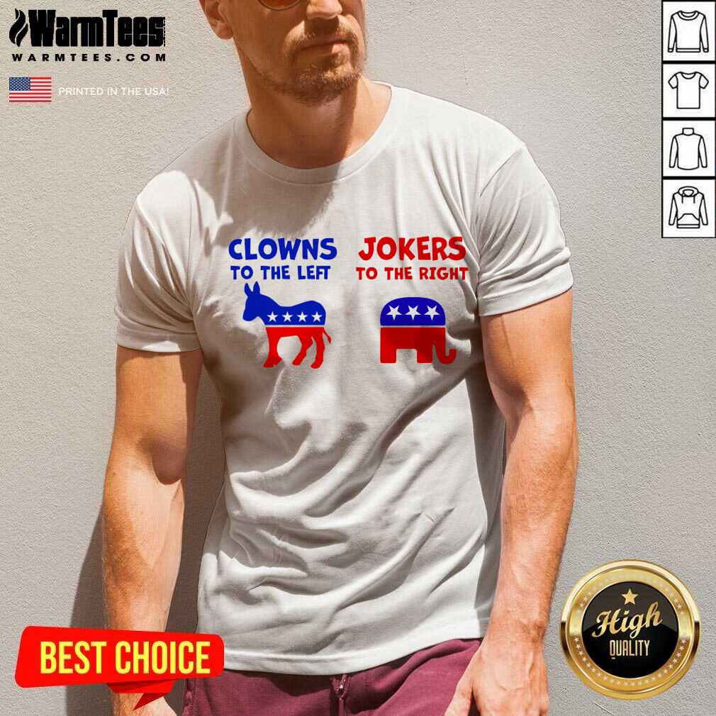 Hot Clowns Left Jokers Right 2021 Great Shirt - Image 5