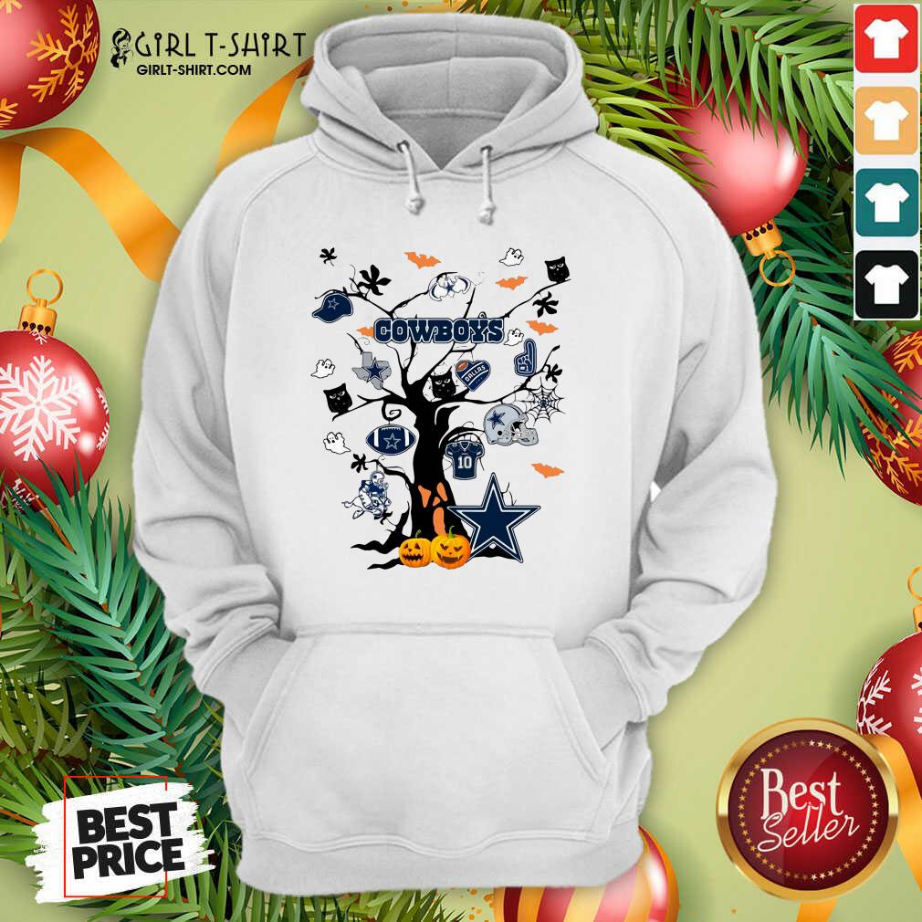 Hot Dallas Cowboys And Ghost On Tree Shirt - Image 2