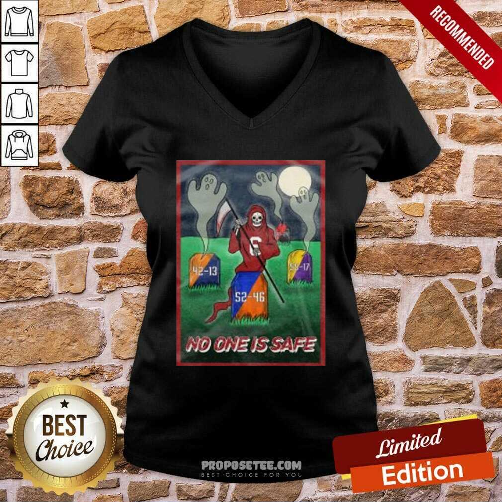 Hot Death No One Is Safe Shirt - Image 3