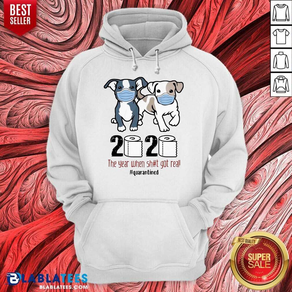 Hot Dogs Mask 2020 When Got Real Quarantined COVID-19 Shirt - Image 2