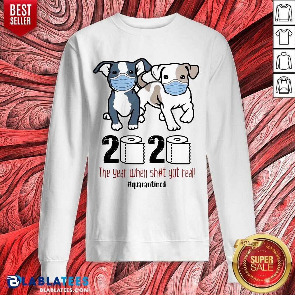 Hot Dogs Mask 2020 When Got Real Quarantined COVID-19 Shirt - Image 5