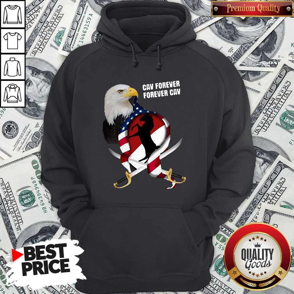 Hot Eagles Cav Forever American Flag Independence Day Shirt - Image 5