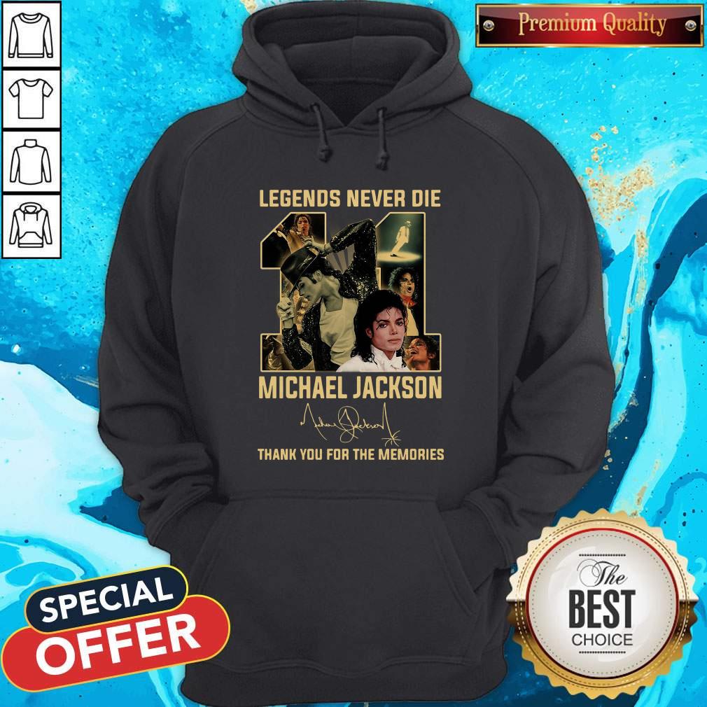 Hot Egends Never Die 11 Michael Jackson Thank You For The Memories Signature Shirt - Image 5