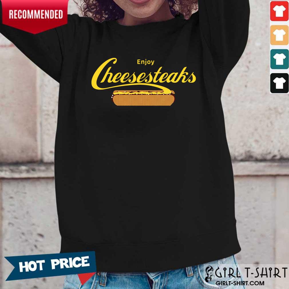Hot Enjoy Cheesesteaks Shirt - Image 2