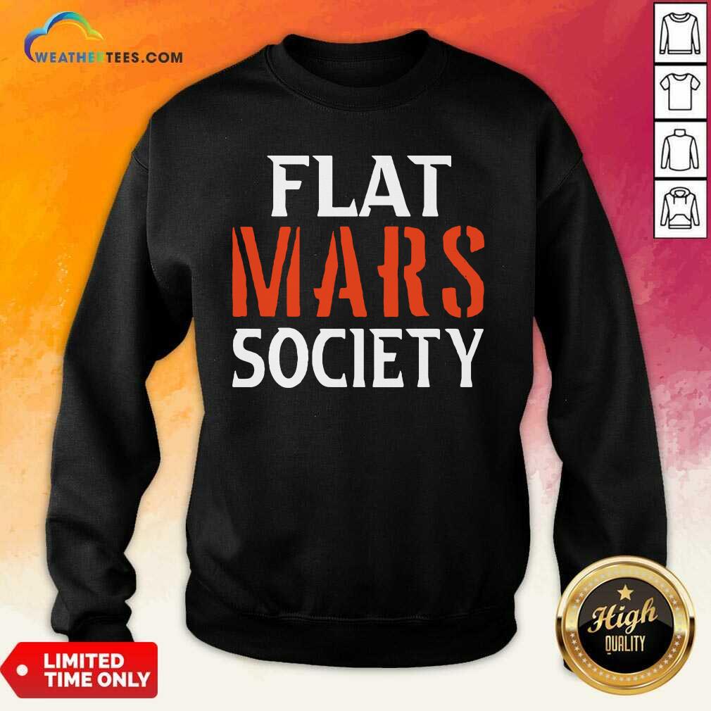 Hot Flat Mars Society Shirt - Image 4