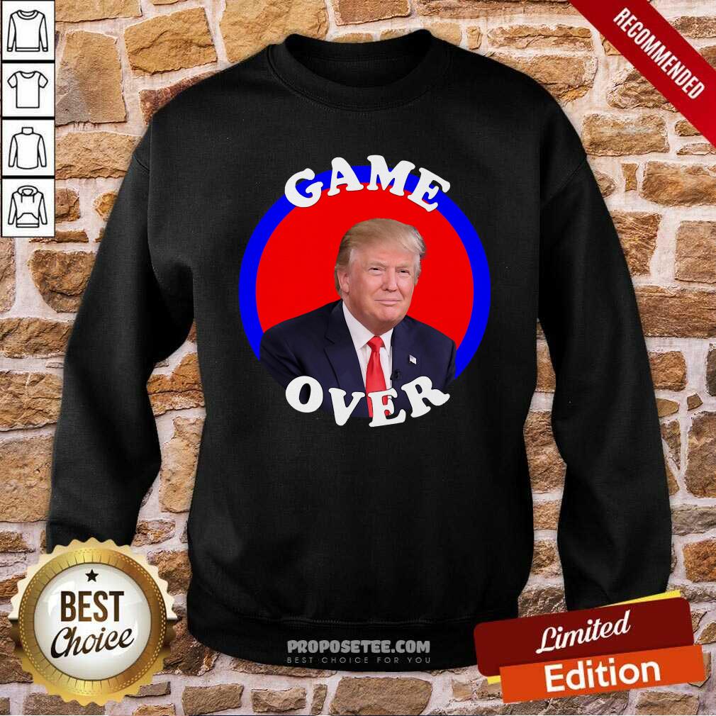 Hot Game Over Donald Trump President Election Shirt - Image 5