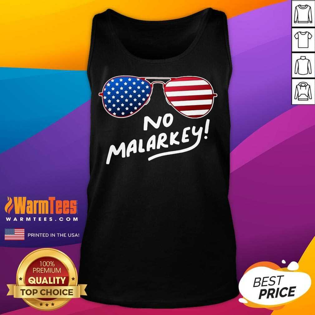 Hot Glasses American Flag No Malarkey 5 Shirt - Image 4