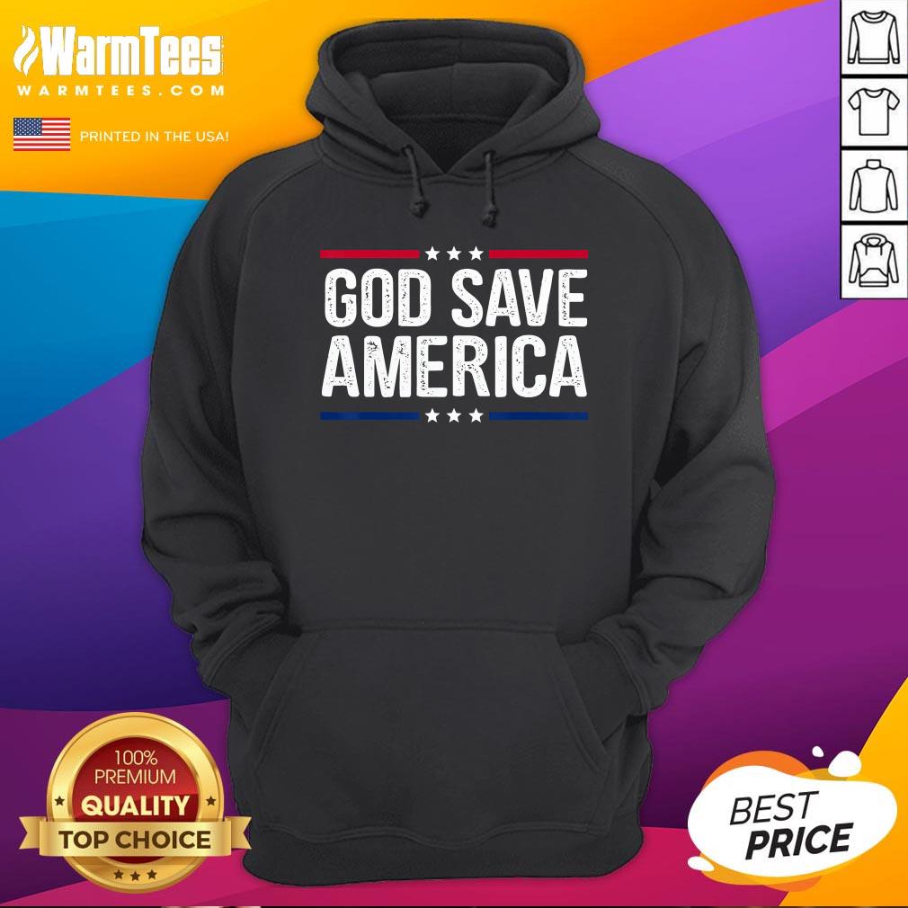 Hot God Save America Shirt Retro Vintage Style Tee Shirt - Image 5